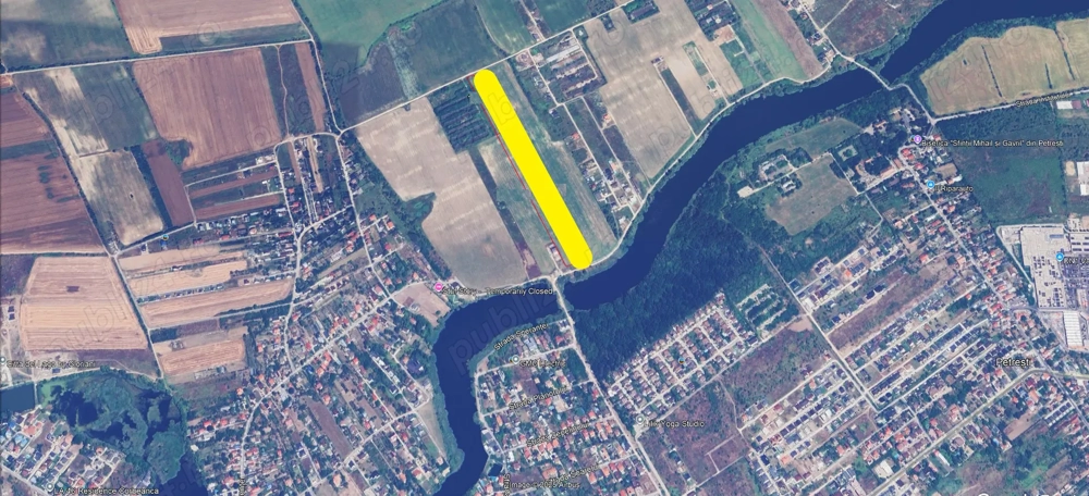 Teren intravilan 17850 mp cu vedere la lac   Balotesti