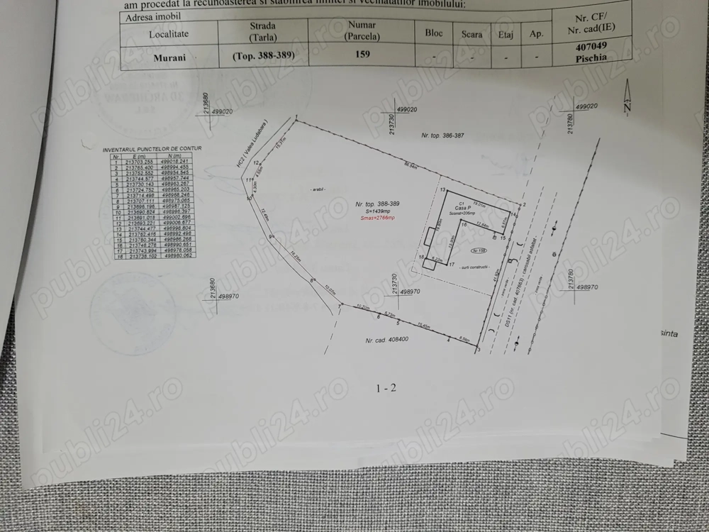 Vând casa la Murani 