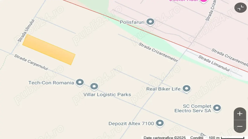 Teren intravilan Dragomiresti-Deal, Str. Ulmului, 3400mp