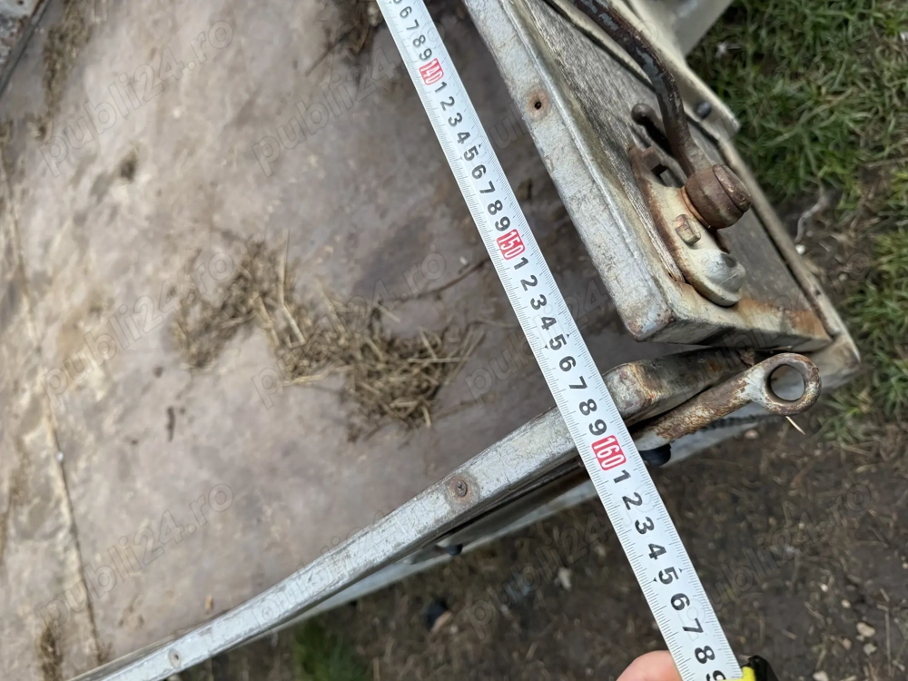 Vând remorcă 2000 kg, sistem de frânare, acte la zi!