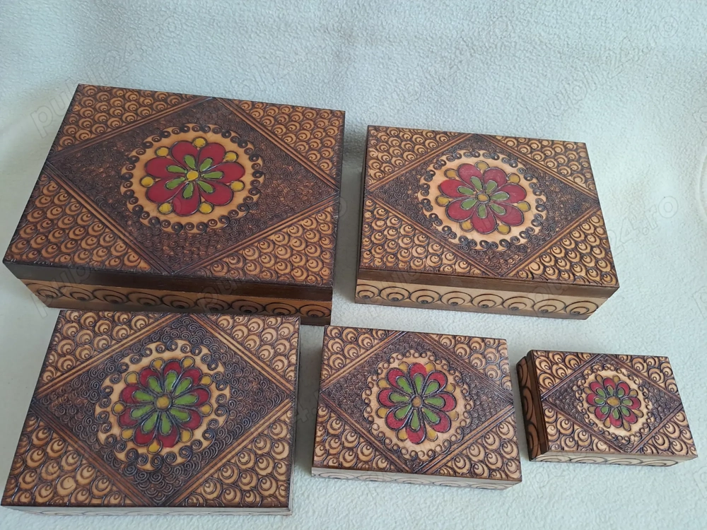 cutie lemn caseta lemn 5 in 1