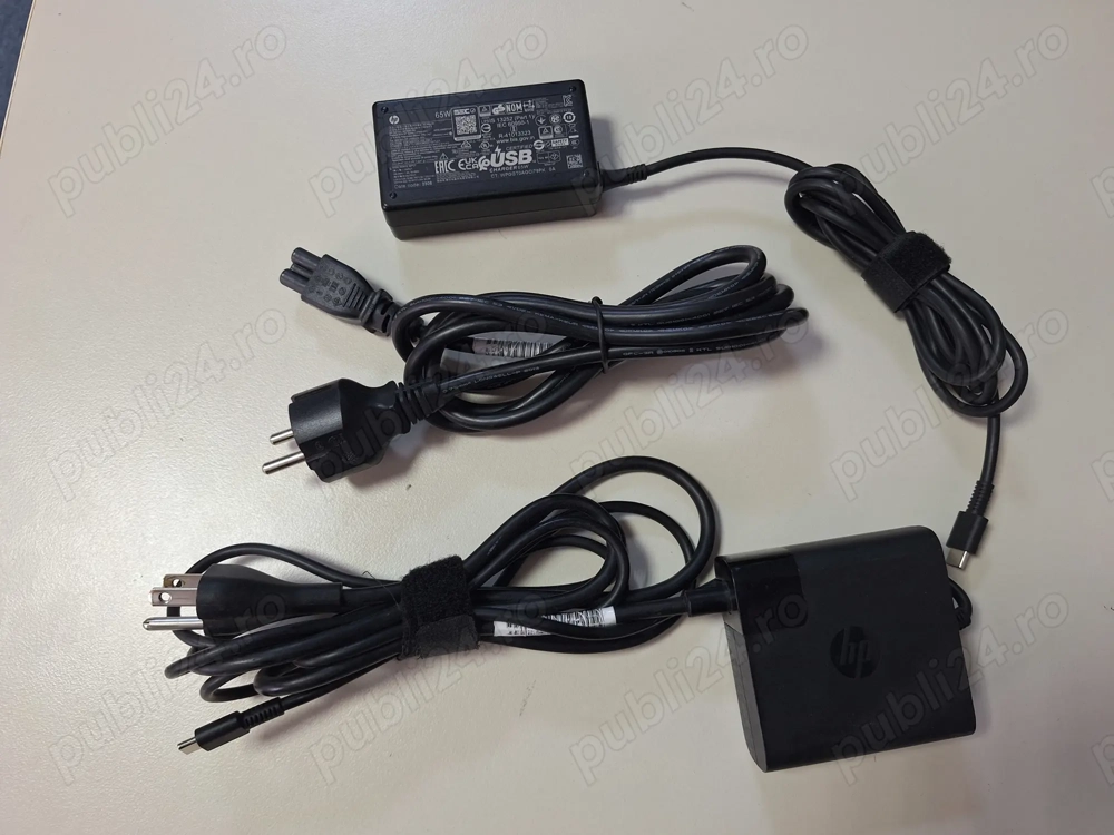 65W USB-C AC Charger for HP Laptops and Phones 20.0V 3.25A