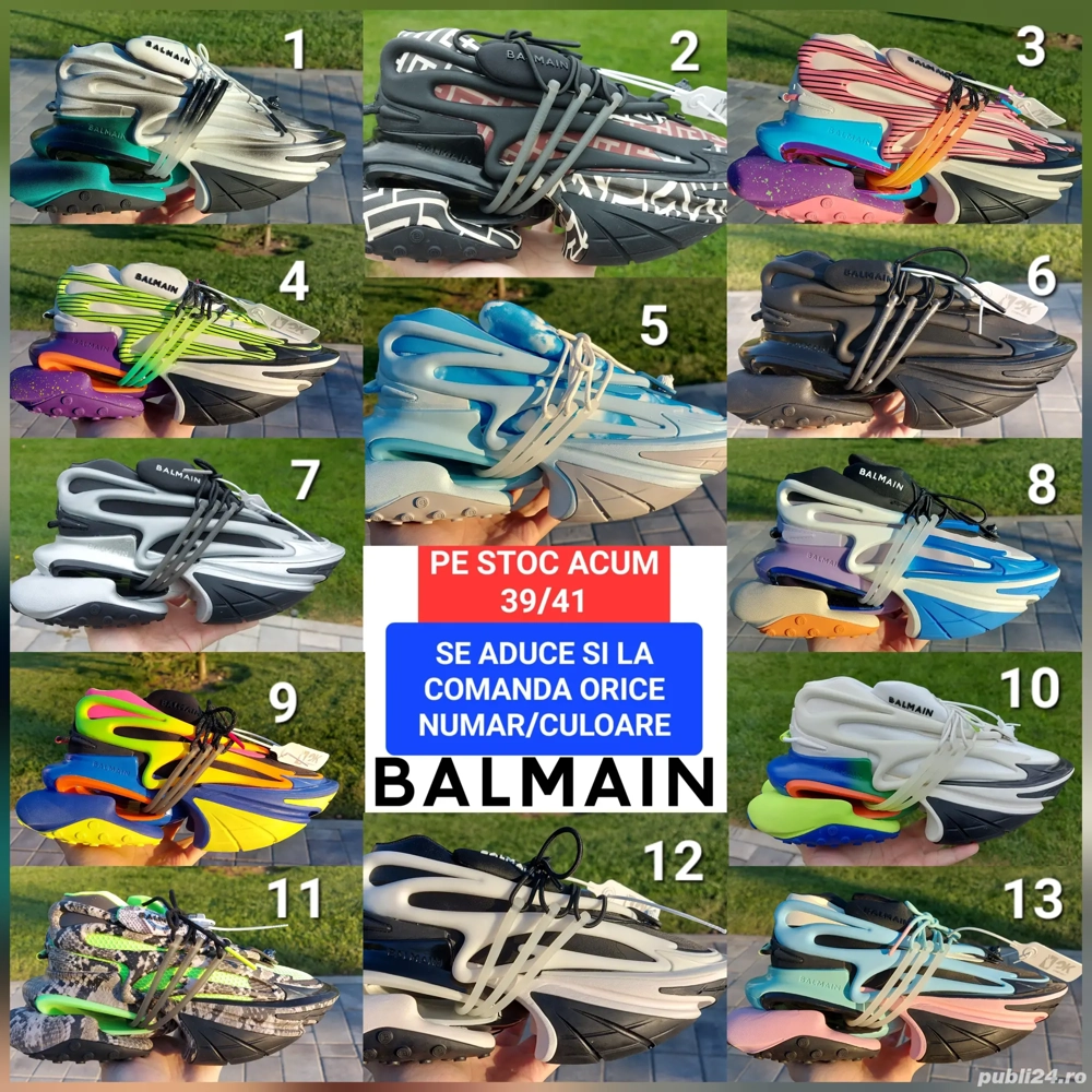 Unicorn Sneakers by Balmain Modele Noi 2025 nu offwhite amir...