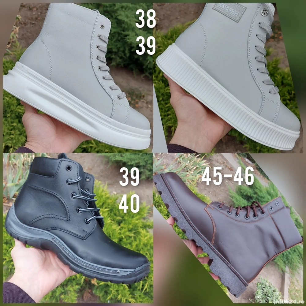 Oferta Incaltaminte dama barbat din piele naturala nu nike puma adidas