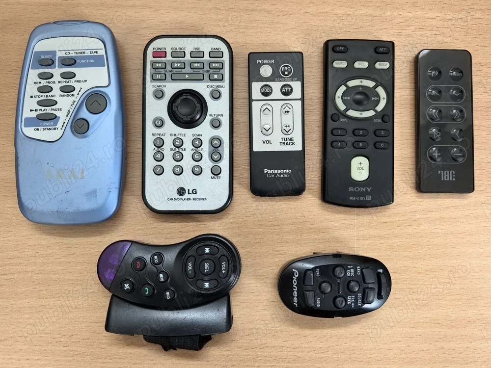 Telecomanda auto Sony-Panasonic-JBL-Pioneer-LG-Akai