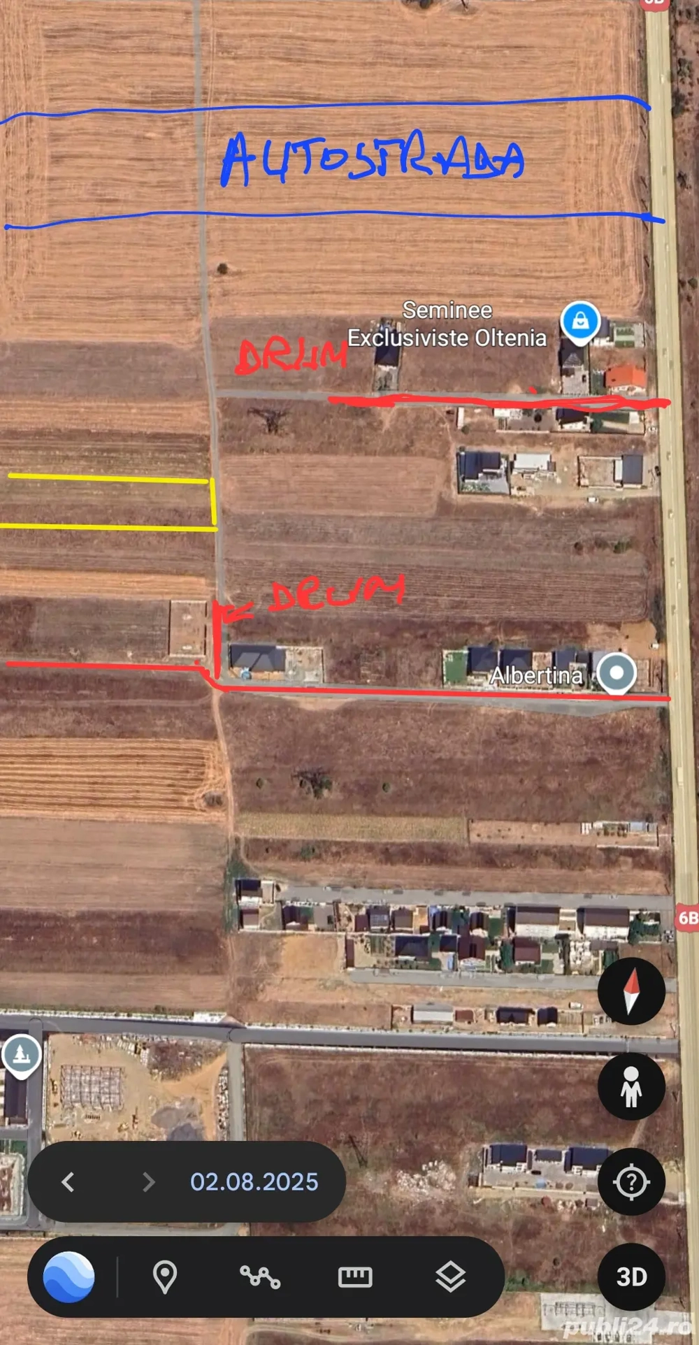 Teren Albesti 10 minute de Craiova 