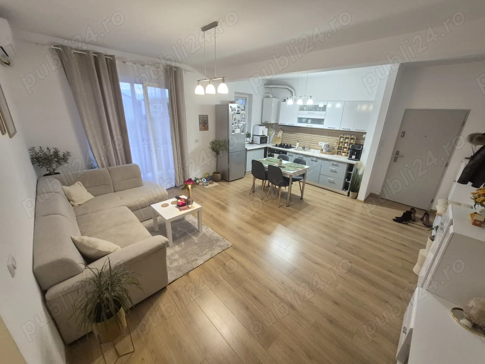 2 Cam-Nou-Lux-7 Min de Spitalul Judetean-Mobilat Complet-Balcon-1 loc Parcare - 90.000 Euro !