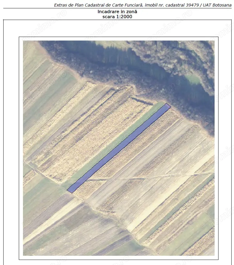 Teren 2600 mp arabil, Poiana Armanului, com. Botosana, Jud. Suceava