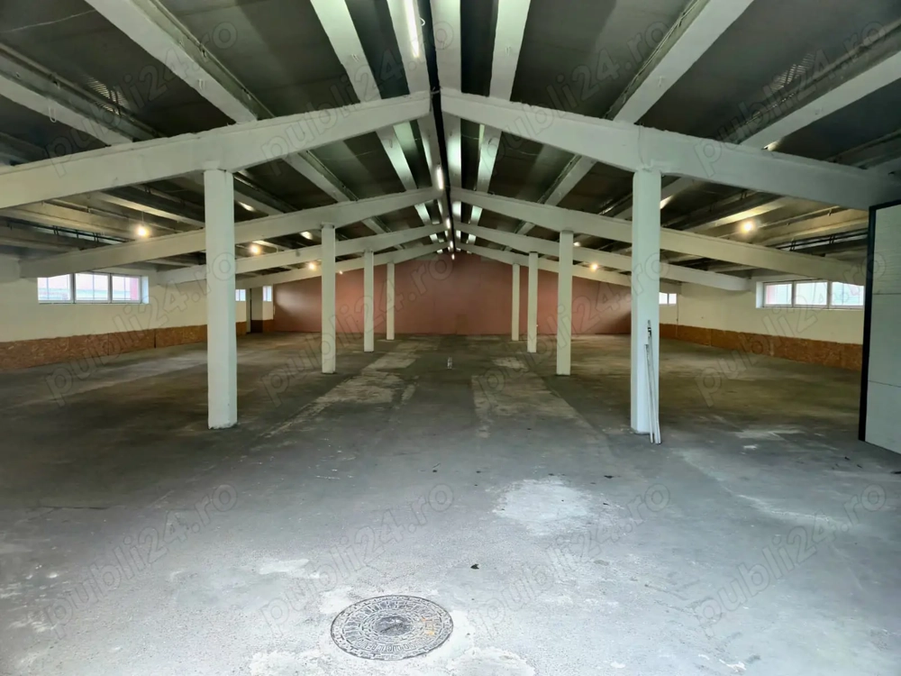 Hala 600 m  de închiriat  Baia Mare  parc de hale, acces TIR, curent trifazic, birou și pază 24 7