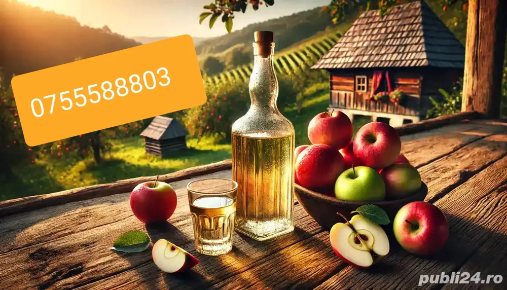 Pălincă de mere 100%naturală 