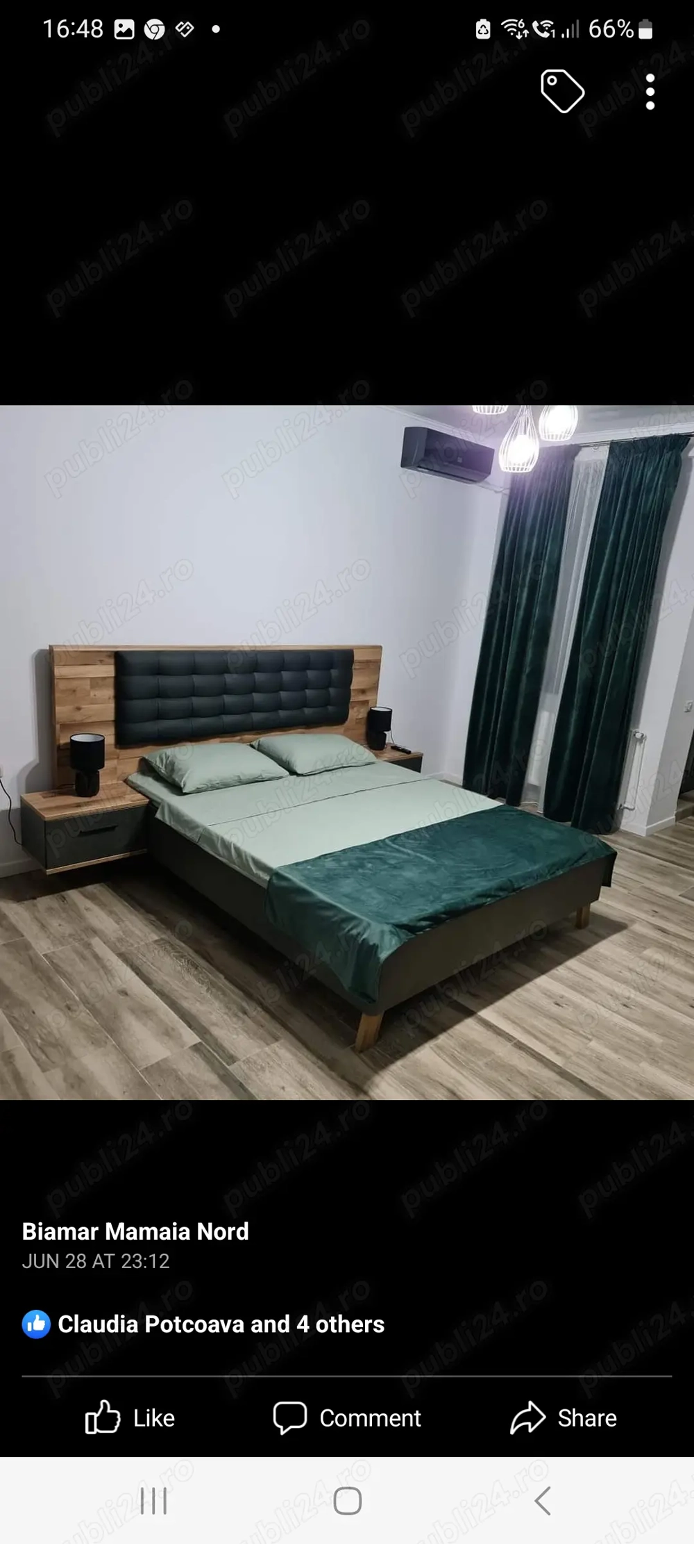 Inchiriez Studio 38 m2 utili in Mamaia nord Stefan Buiding Resort 
