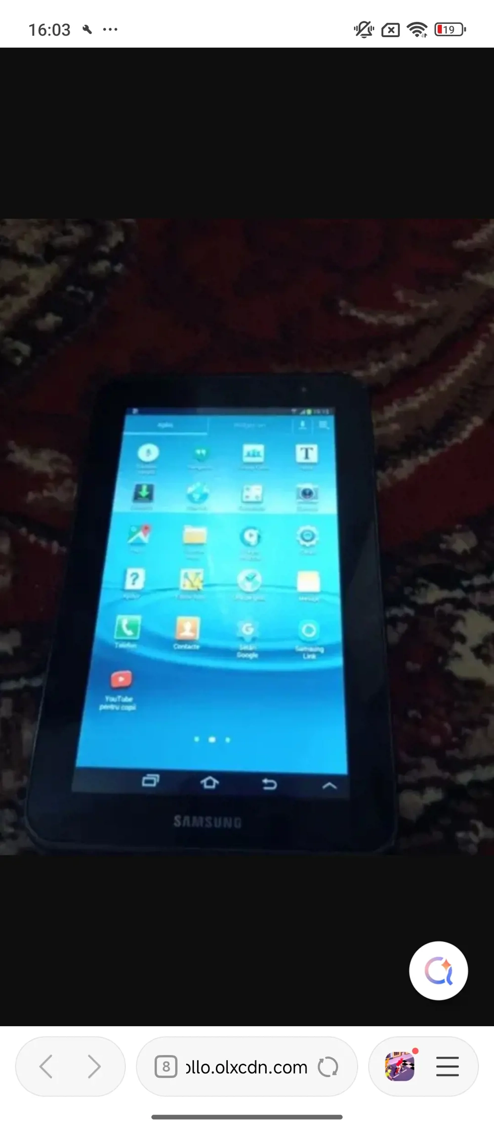 tableta Samsung 8 gb