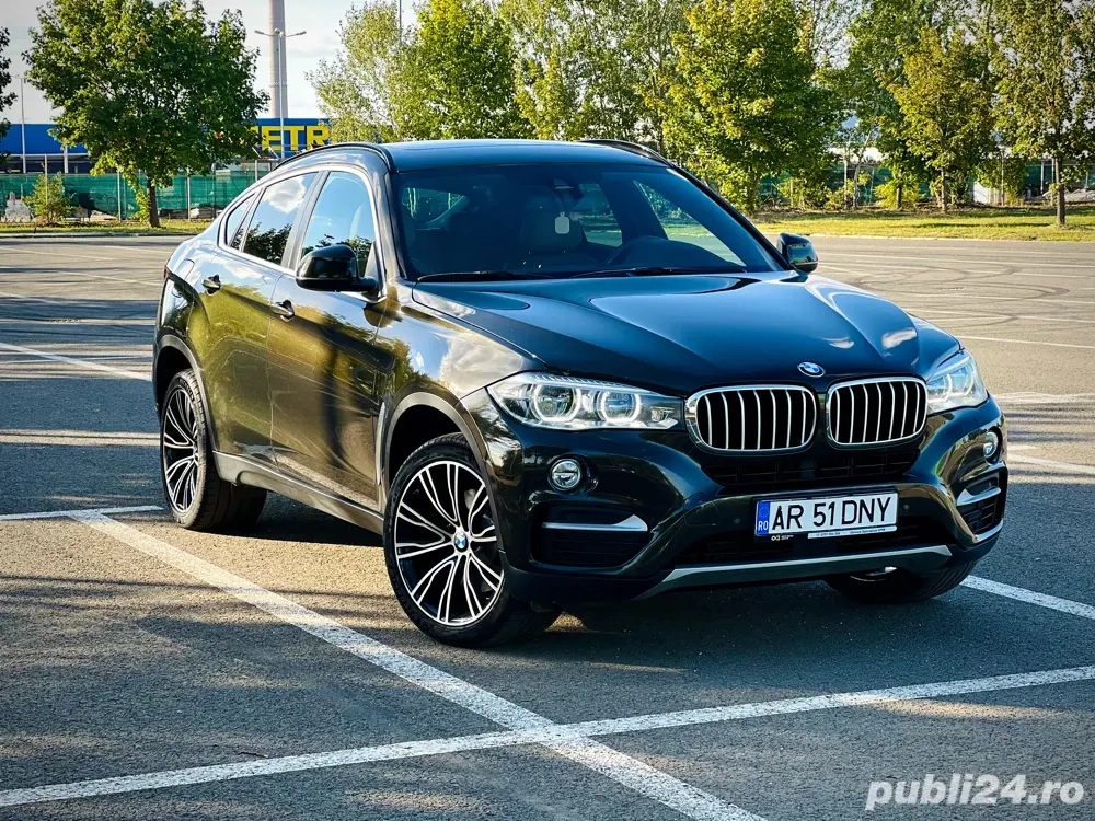 BMW X6 xDrive40d, 313 CP, 2016, Full Led, Webasto, Harman Kardon