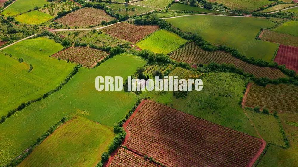 La intrare in loc. Carbunari (12 km)   teren intravilan, 4 parcele alaturate