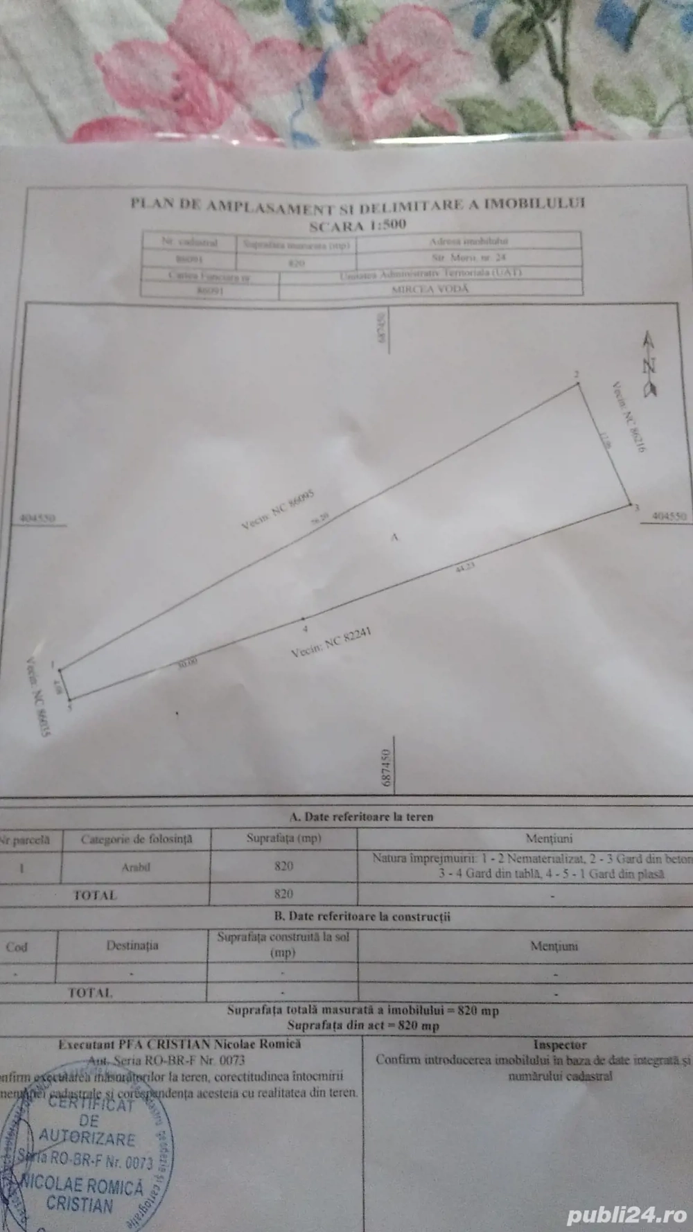 teren Mircea Voda Braila