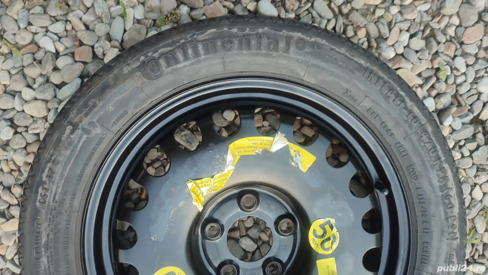Roată rezervă slim pe 17 Roată rezervă slim pe 17