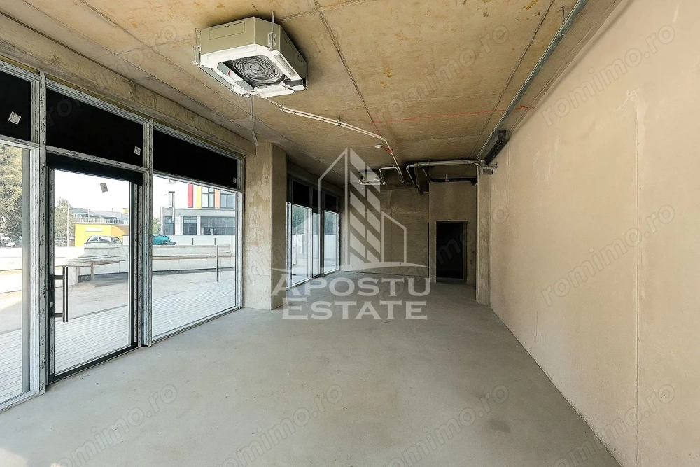 Spațiu comercial modern – 65 mp utili, central,vizibilitate excelenta.