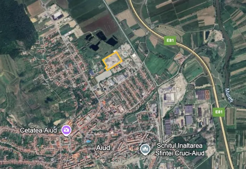 Teren Intravilan 3.6 ha Aiud langa A10