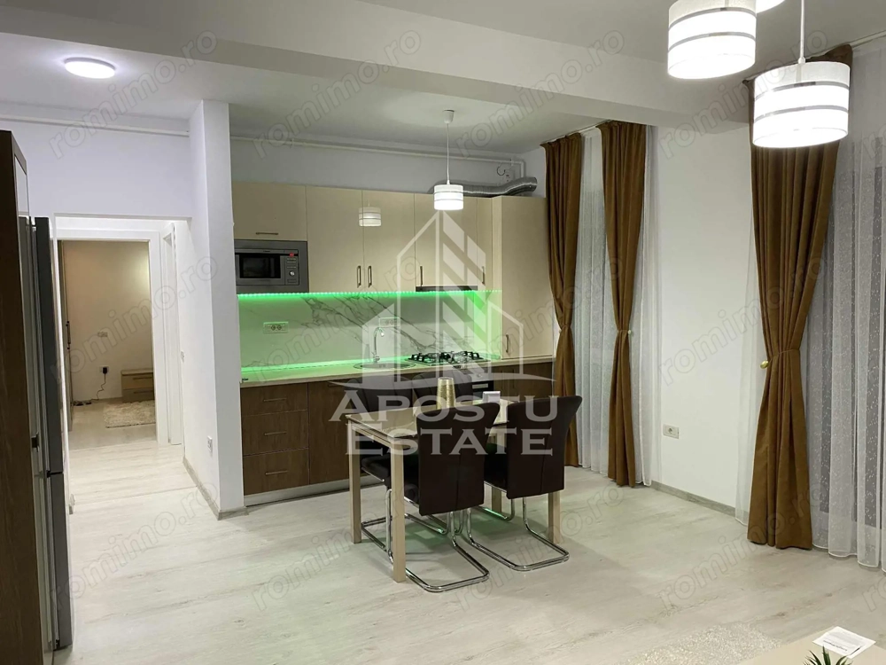 Apartament cu 2 camere mobilat si utilat in Giroc in spate la Lidl.