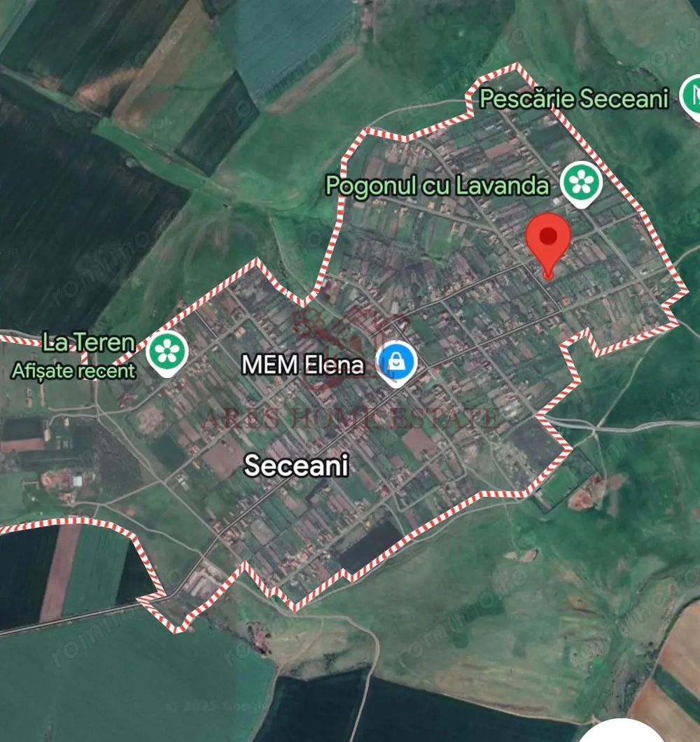 Teren intravilan 4.393 mp Seceani, lângă autostradă A1 – 0% comision