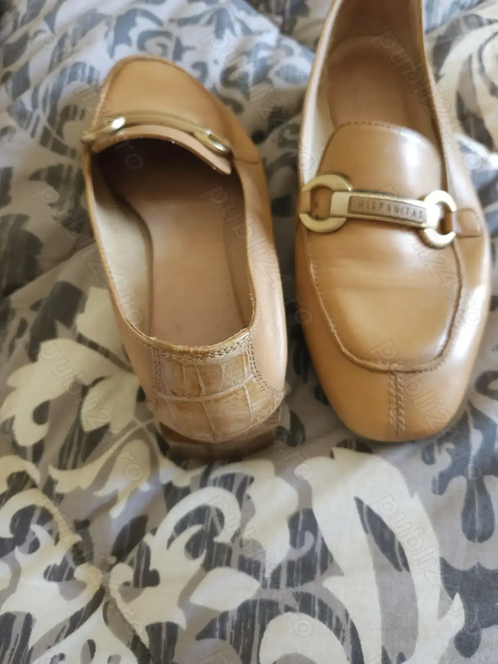 mocasini marca Hispanitas,culoare mustar ,marime 38