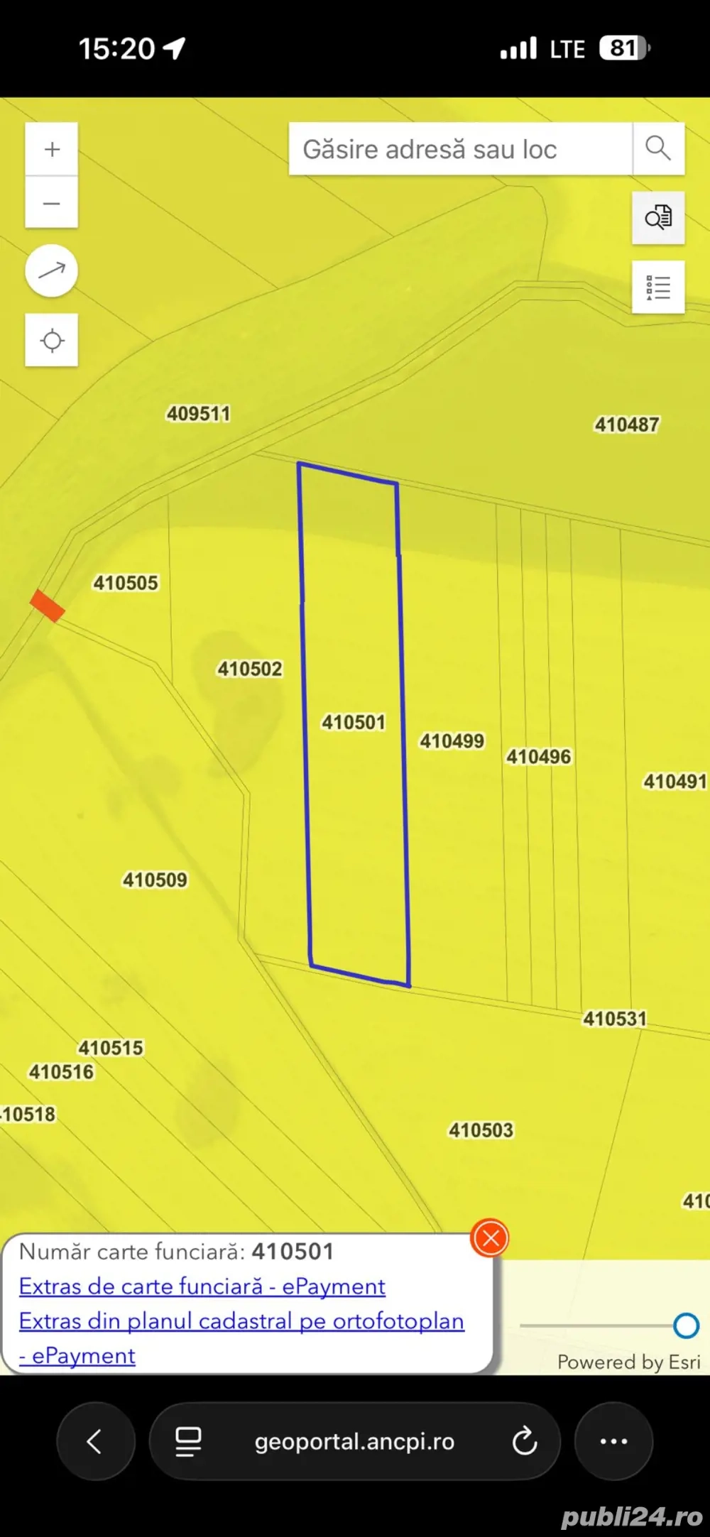 Teren agricol între Hodoni și Dudeștii Noi