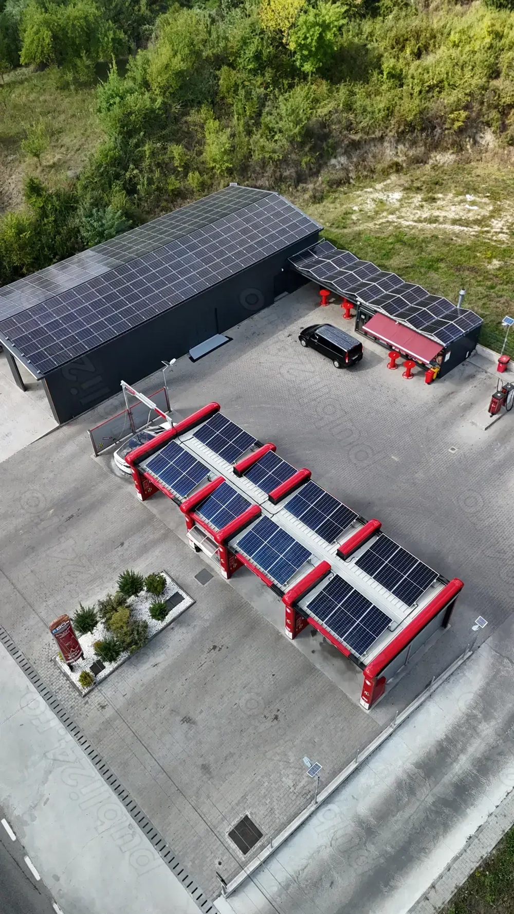 Spălătorie auto self service 4 boxe + Fast Food, terasa & teren aferent 1040mp