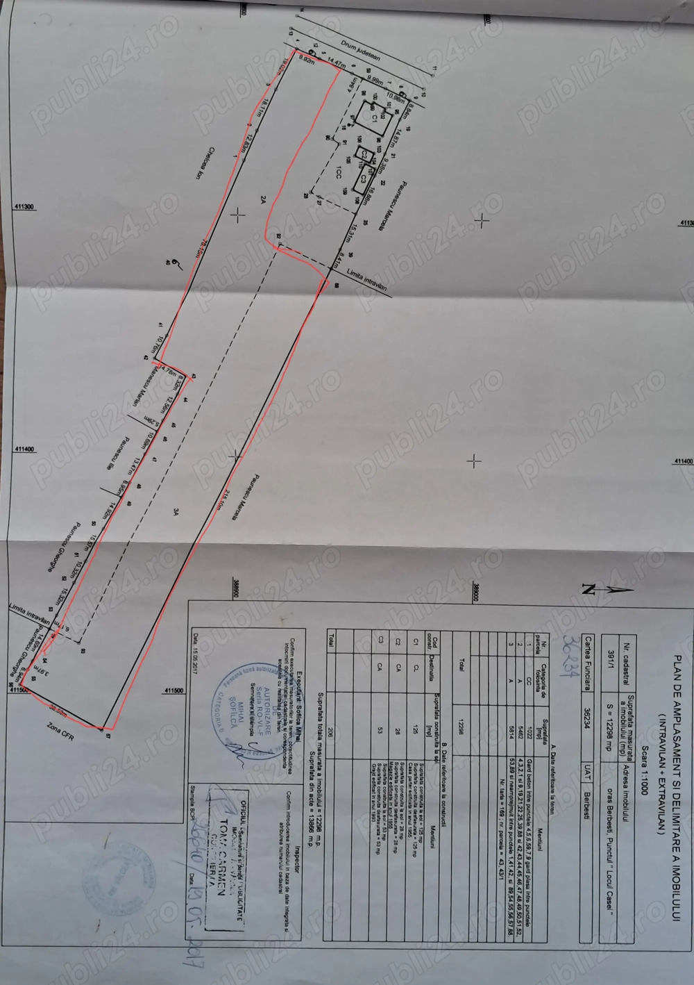 Parcela 10 mii metri patrati