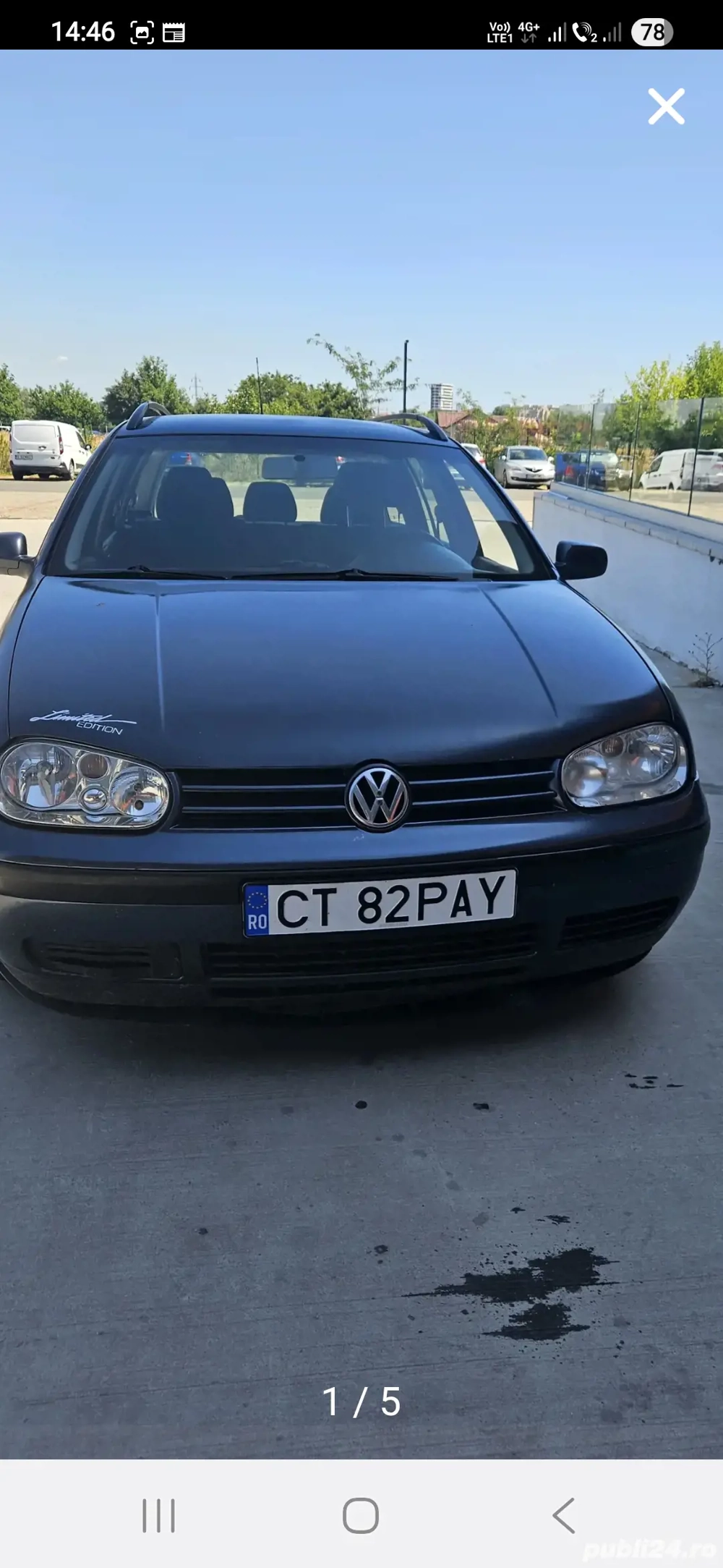 Volkswagen  Golf 1.6 Benzină +Gpl