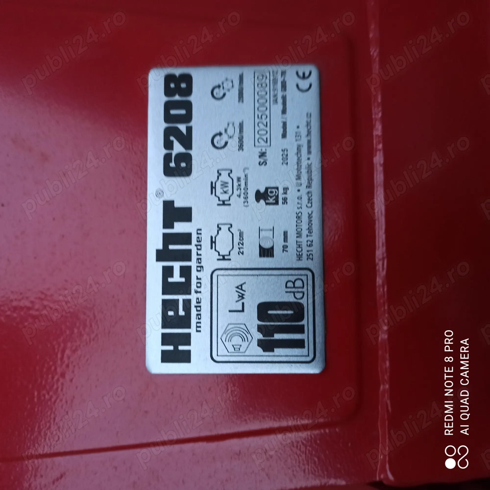 Mașina de tocat crengi resturi vegetale marca hecht 