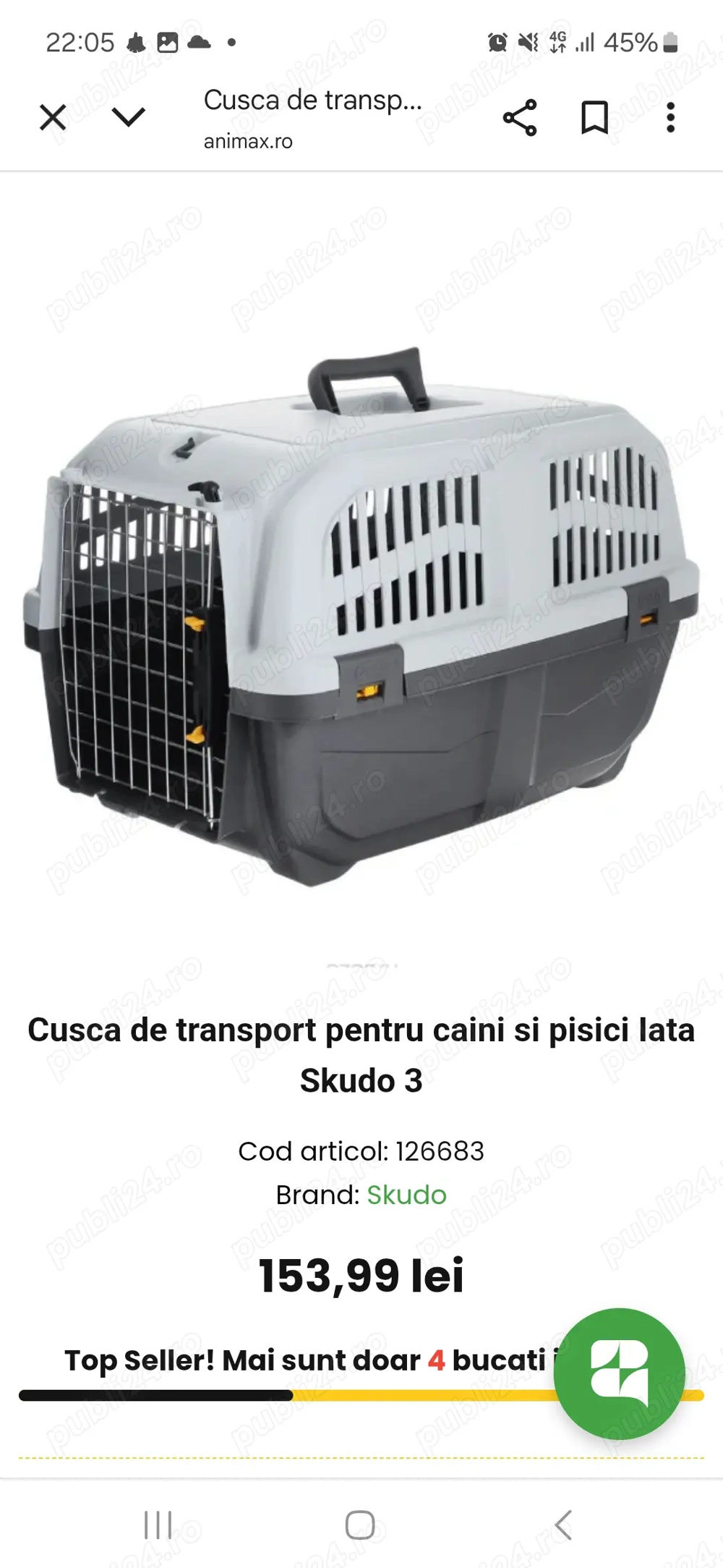 Cusca transport catel pisica