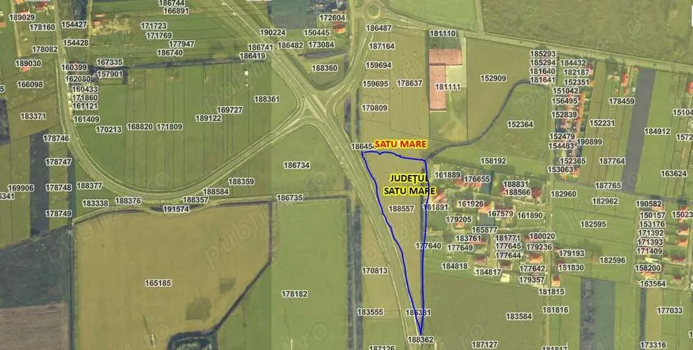Extravilan centura de ocolire Satu Mare 