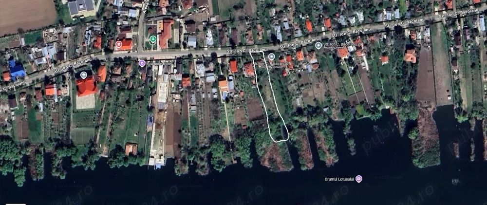 Vanzare teren cu deschidere la Lacul Snagov