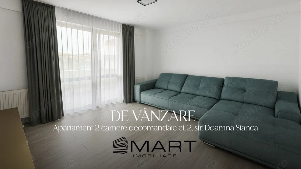 Apartament bloc nou,2 camere, etaj 6 cu lift, loc de parcare zona Doamna Stanca