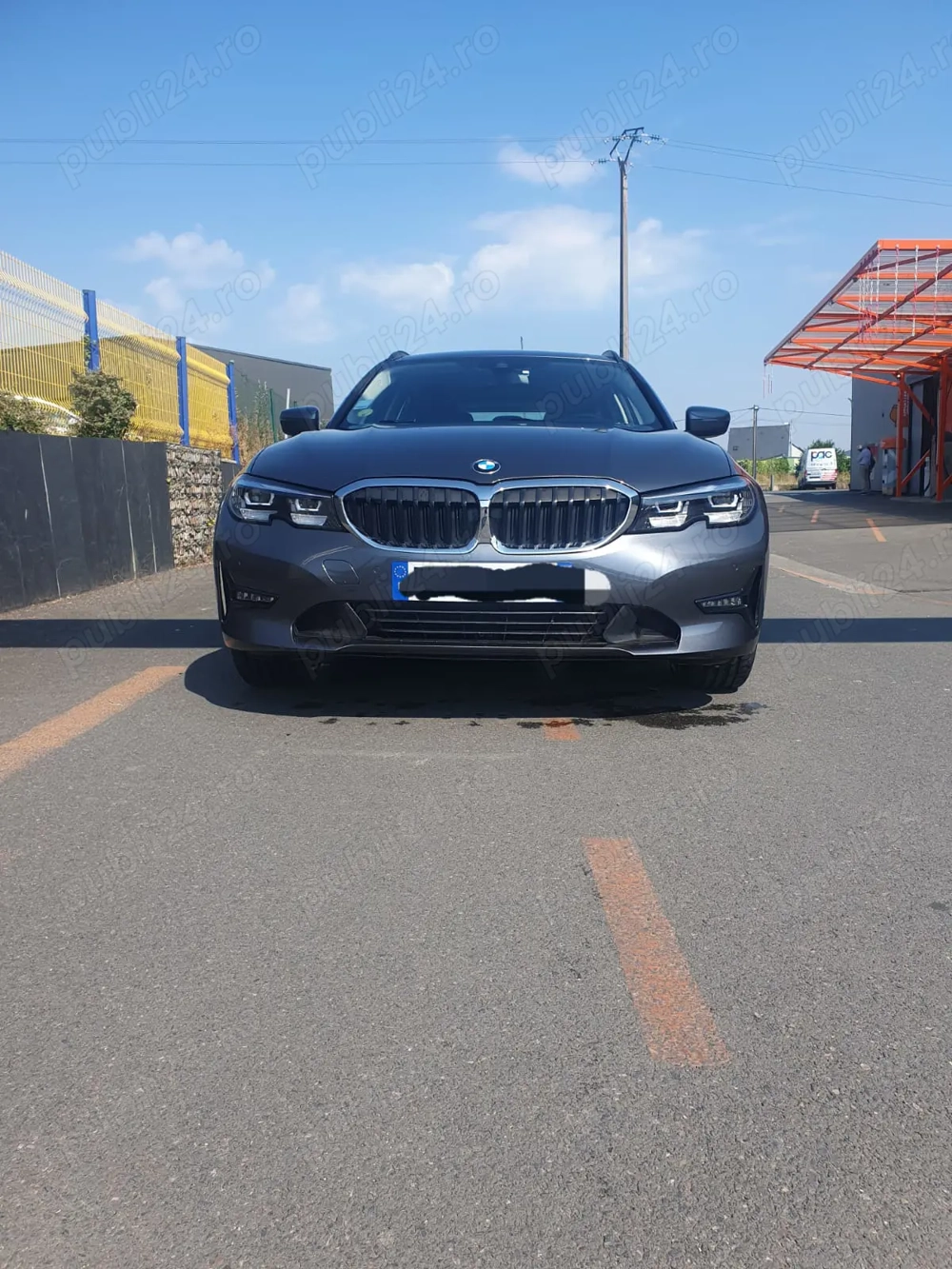 BMW 318D break, an 2021  km REALI, carte Romania, autentificare efectuata