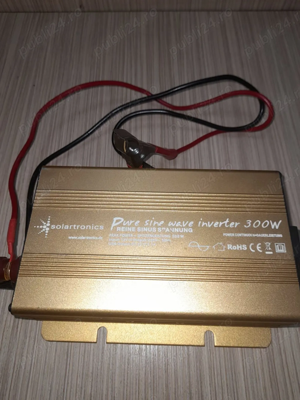 Invertor unda pura 300 w   varf 600 w