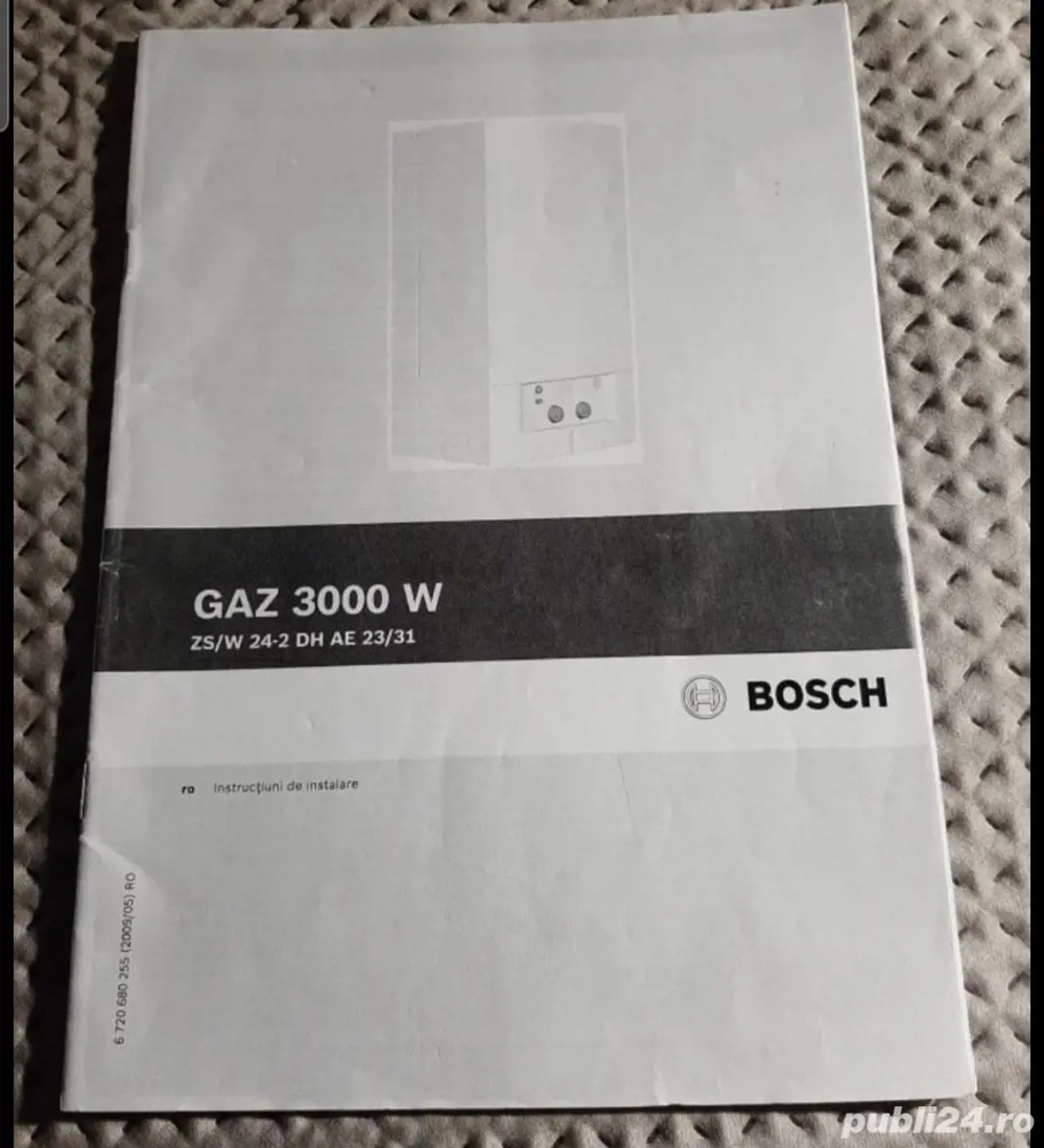 Vand  centrala termica pe gaz Bosh , 24 kw