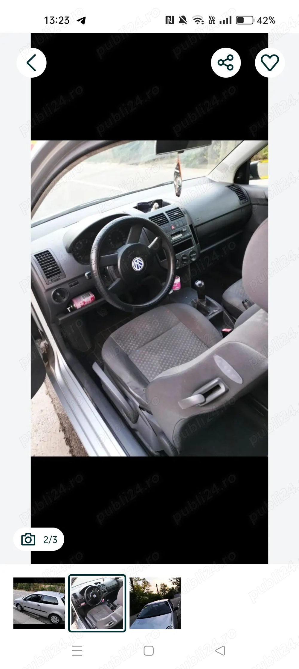 Vând VOLKSWAGEN POLO in stare tehnică Defectă 