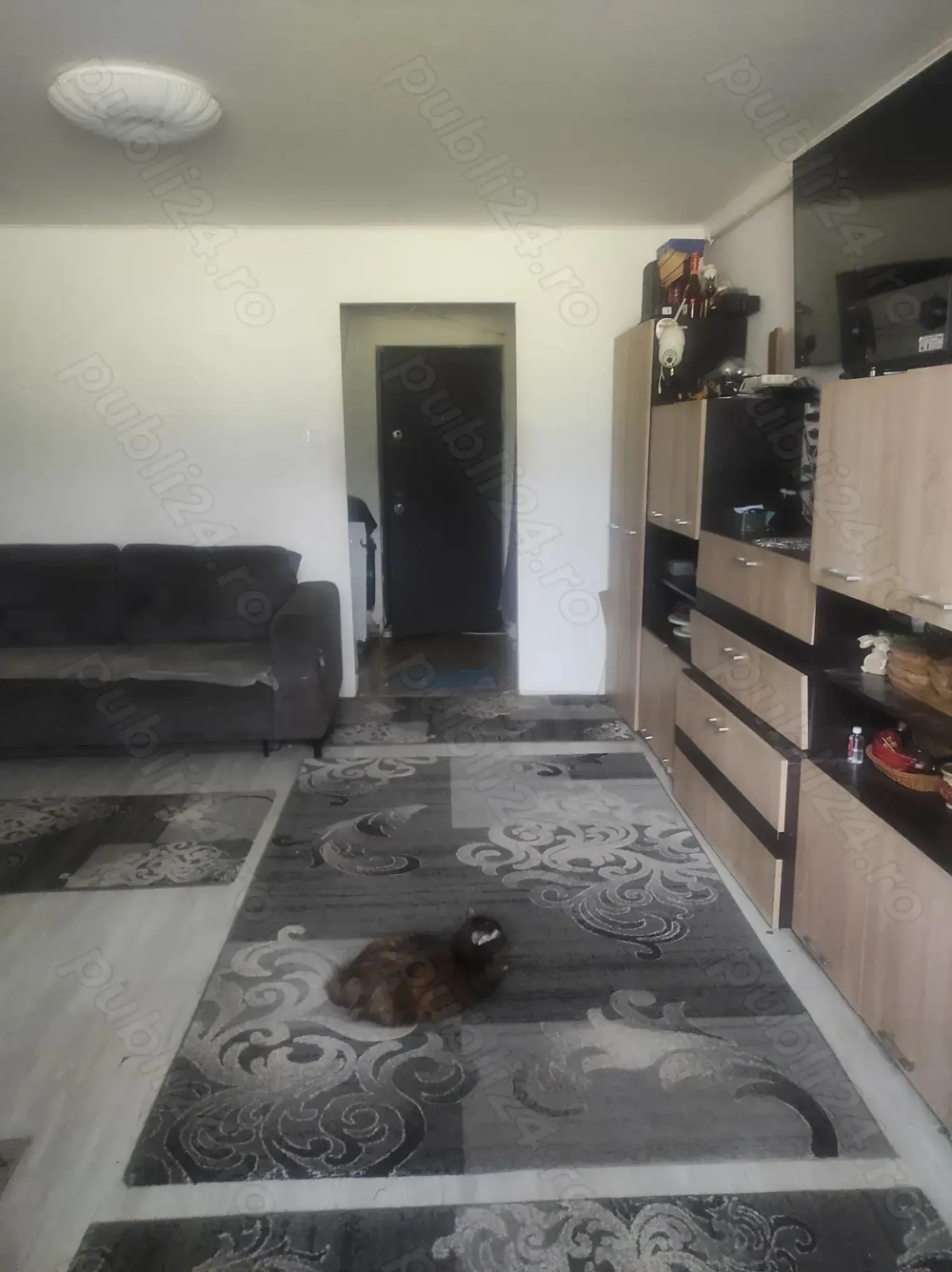 Garsonieră spațioasă 33 mp   izolată complet, cu centrală nouă   Str. Luminișului nr. 9 (parter)    