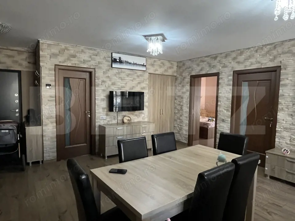 Apartament cu 3 camere, modern, parcare subterană, 71 mp, zona Teilor 