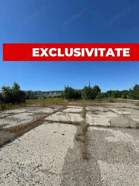 Teren industrial 14.740 mp, de vanzare, autorizatie constr., str Chimiei, Bacau