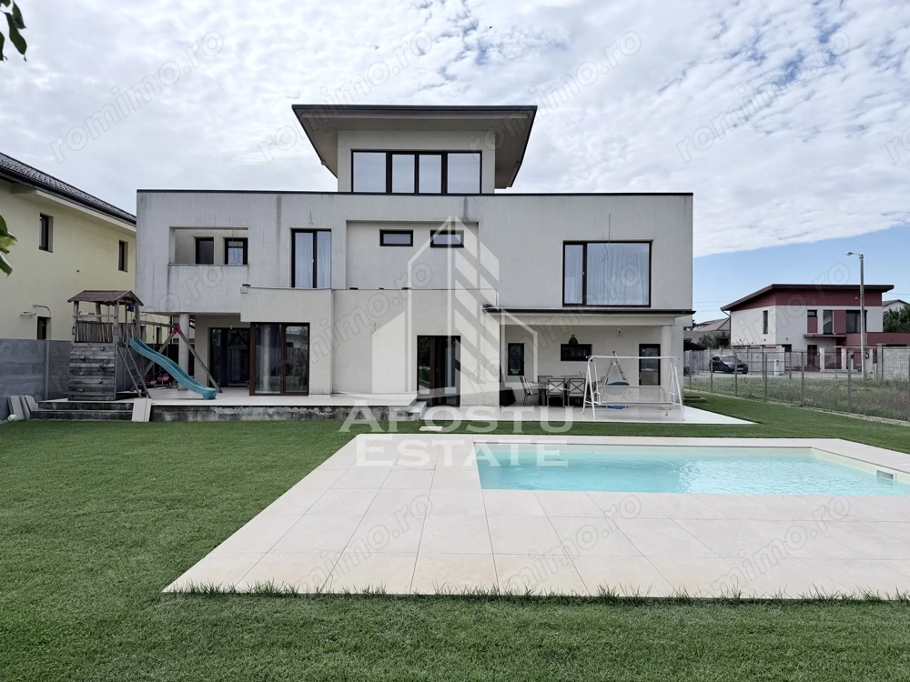Casa moderna cu 5 camere, garaj dublu si piscina, Ciarda Rosie
