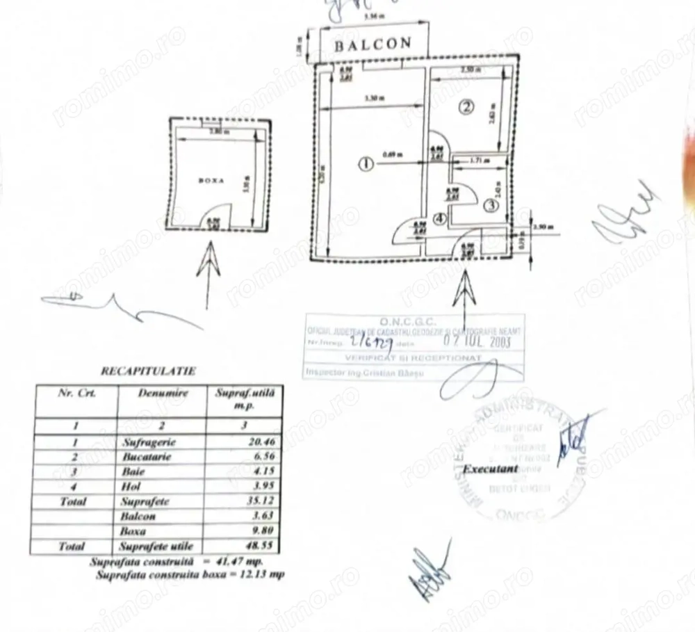 Apartament 1 camera, 49 mp, comision 0% la cumparator