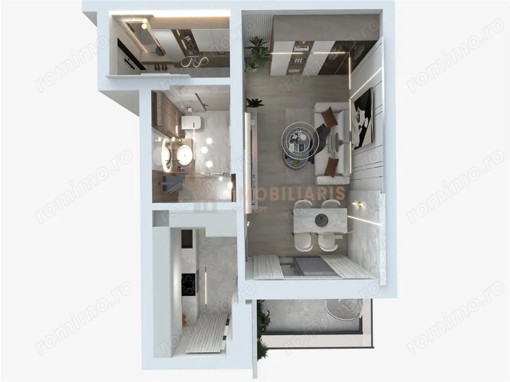COMISION ZERO-Apartament 1 camera , imobil nou zona Constantin Brancoveanu