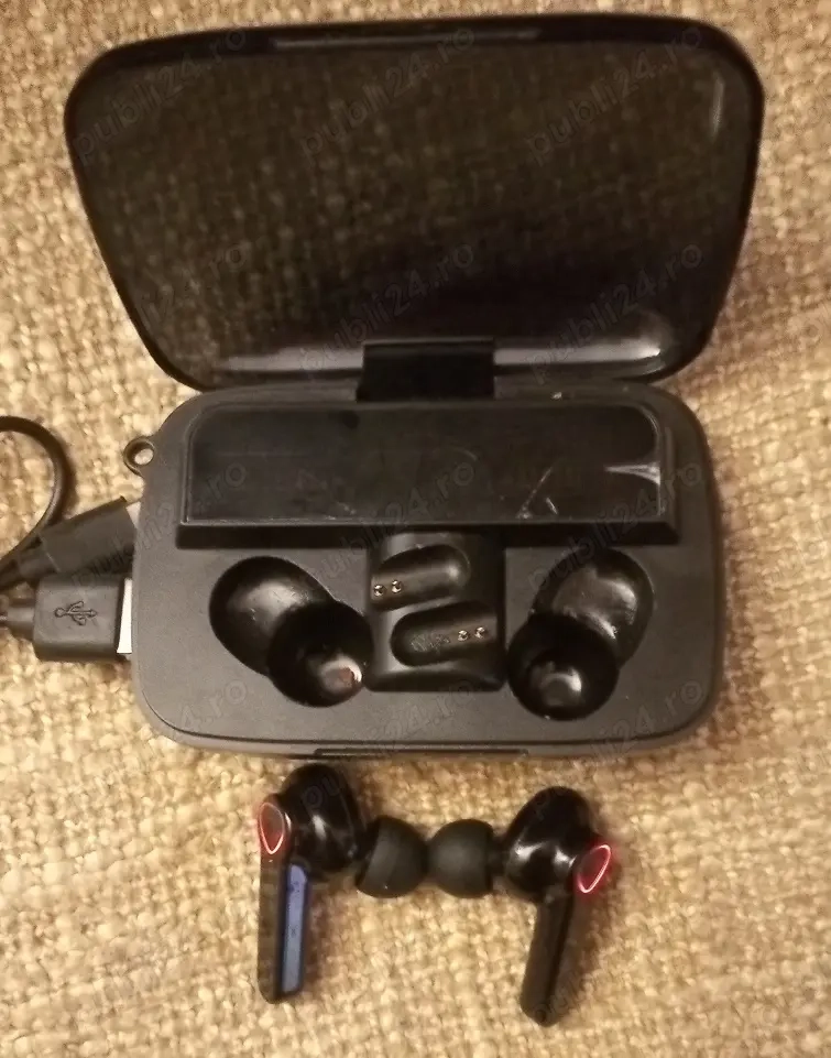 Vand Casti Wireless  Bluetooth Negre