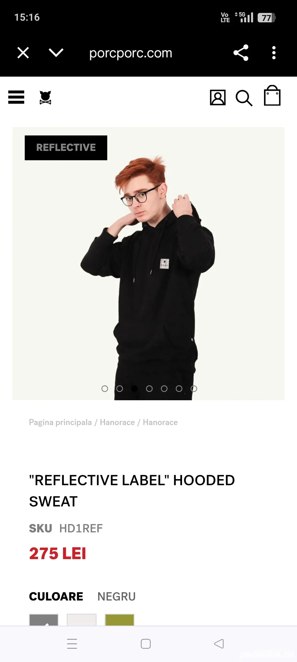 Hanorac bărbați mărimea S 