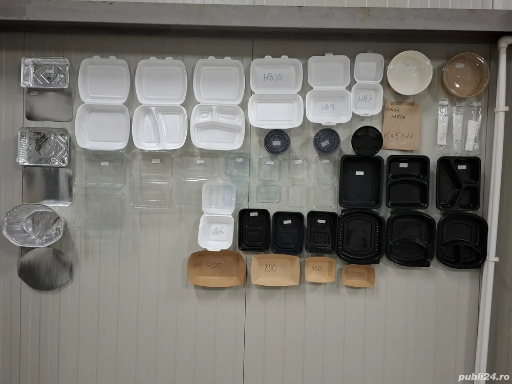 Ambalaje catering, horeca depozit Paltinisu