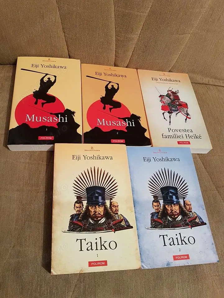 Musashi Taiko Povestea familiei Heike-Eiji Yoshikawa (5 vol)