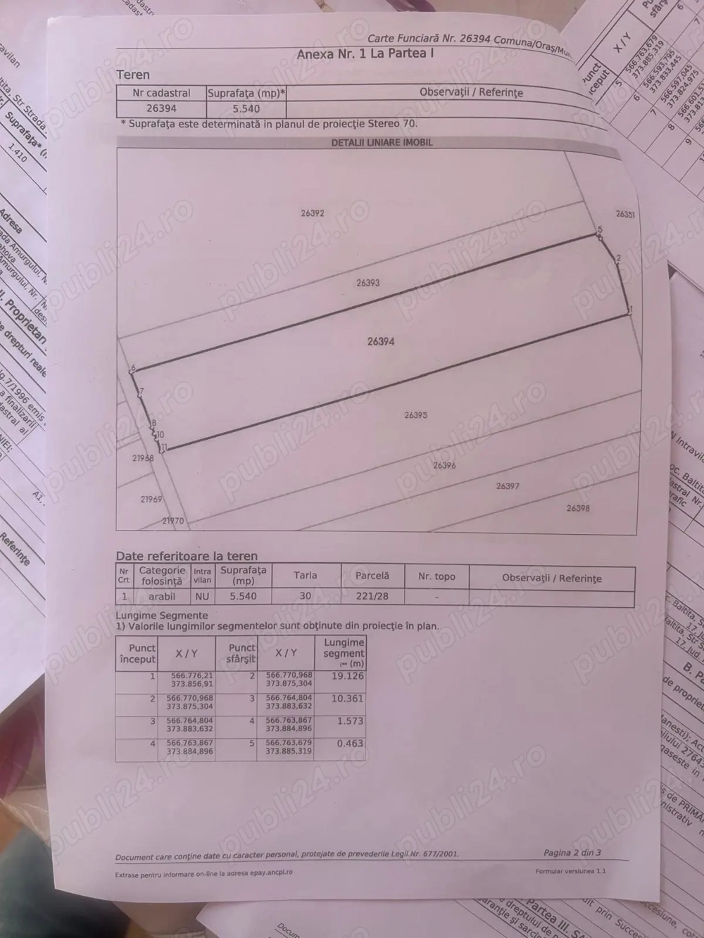 5500 mp teren agricol Manesti jud Prahova