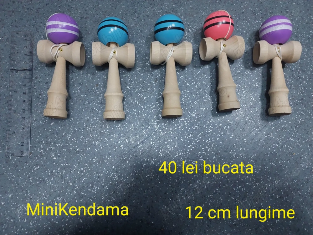 Kendama Mini kendama lemn 